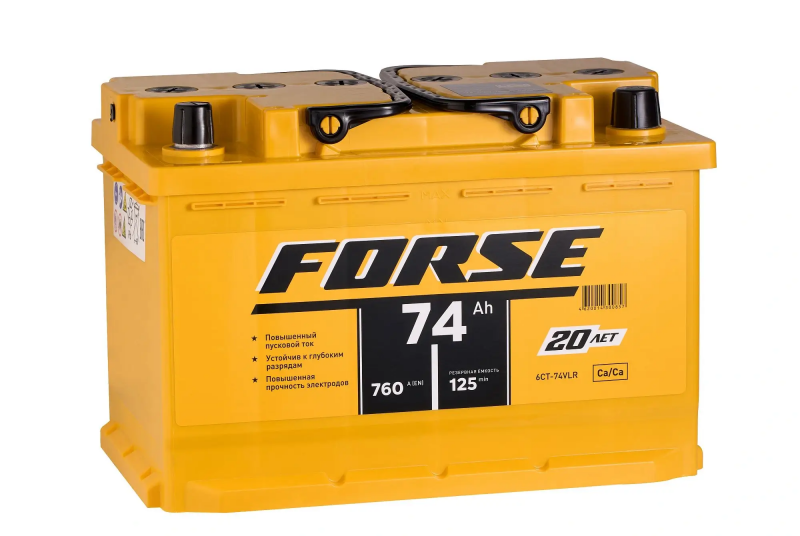 Аккумулятор FORSE 74 о.п.