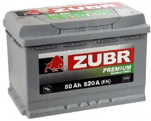 Аккумулятор ZUBR Premium 80 R+ (обр.)