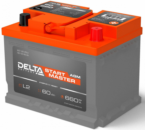 Аккумулятор DELTA START MASTER 60 A/ч AGM