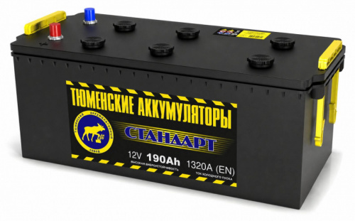 Аккумулятор Тюмень СТАНДАРТ 6ст-190 п.п. (под конус)
