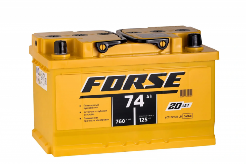 Аккумулятор FORSE 74 о.п. низкий